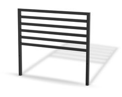 Cozze® back grid corner voor keukenorganisatie - compact en stijlvol wandrek van aluminium