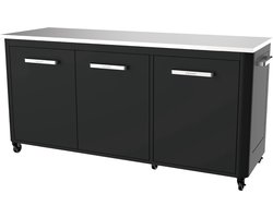 Cozze® Buitenkeuken 180 met roestvrijstalen tafelblad