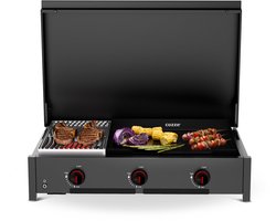 Cozze® Combo 900 Gasgrill – Infrarood Brander & Plancha – Buitenkeuken Module – 7,5 kW – Groot Plancha Oppervlak – Voor Grillen, Bakken & Sauteren