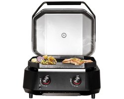 Cozze® G-500 Plancha met deksel en 2 gasbranders, 5,0 kW