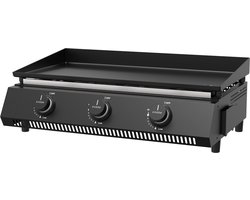 Cozze® G-700 Plancha Bakplaat - Grillplaat met 3 gasbranders, 30 mbar