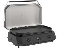 Cozze® G-800 Plancha met deksel en 3 gasbranders, 7,5 kW