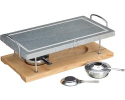 DnA® Tafelgrill - Tafelgrill Electrisch - Tafel BBQ - Grijs - 39cm x 21cm x 2cm