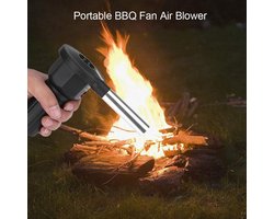 Egoods - Elektrische Blower voor Outdoor BBQ - Camping Grill Barbecue - Draagbare Ventilator Vuurstarter Kookgereedschap