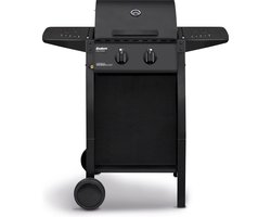 Enders Gasbarbecue SAN DIEGO 2, met barbecuethermometer, 2 branders uit roestvrij staal, kleine barbecue, roestvrij stalen barbecuerooster, balkonbarbecue, campingbarbecue, krachtig