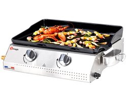 Gas bakplaat VERA 200 2 branders 5,3kW