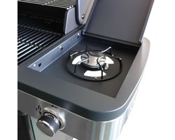 Gasbarbecue FIDGI 3 met thermometer - 3 branders + 11,5kW kookplaat