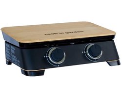 gasplancha 4000w geëmailleerde gietijzeren plaat 58,2x47x20cm - cook'in garden - PG092
