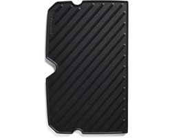 Gietijzeren omkeerbare BURNHARD® bakplaat, geëmailleerd, optimale warmteverdeling, vetafvoer, voor gasbarbecues, compatibel met EARL, FRED, WAYNE – BBQ grillplaat