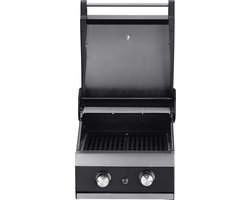 Grandhall Classic G2 Inbouw Barbecue - 2 branders - Met gasdrukregelaar