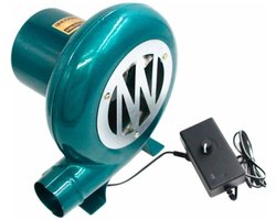 JeiibrZui Bbq-ventilator - Bbq-luchtblazer - Stille Koperen Spoel & Trillingsbestendig Ontwerp - 1 Stuk - Voor Thuis En Camping Gebruik Blauw