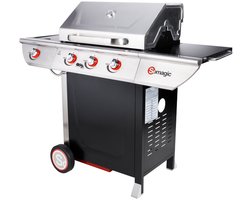 MANHATTAN 350GPI Gas Barbecue - 3 branders 10.5kW + warmhoudlade