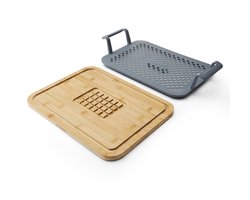 MasterClass Braad & Rust Set met Handgrepen | Siliconen | Hout | 2st.