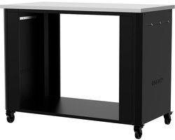 Open Outdoor Keukentafel 115 cm met RVS Werkblad - Modulair Buitenkeukenmeubel