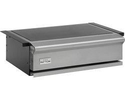 Patton Patron marmer werkblad inbouwunit - 69 x 45 cm - RVS