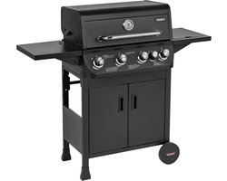 TAINO BRANDO 4+1 Gasgrill met 4 branders - zijbrander barbecuewagen gasgrill