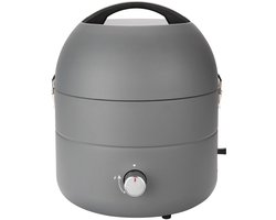 TAINO Grill-to-Go - draagbare gasgrill campinggrill grijs