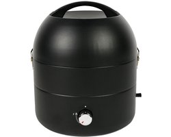 TAINO Grill-to-Go draagbare gasgrill - campinggrill voor onderweg zwart