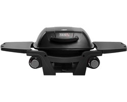 TAINO MAHTO gasgrill - kleine tafelgrill balkongrill gas 2 branders zwart