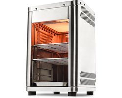 TAINO PRO Design top heat grill gas - steak grill 800 graden high performance grill roestvrij staal zilver