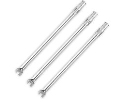 Universele roestvrij stalen brander 31-44 cm - Geschikt voor Napoleon Triumph 410 - Taino Gasgrill - BBQ-Toro vervanging - Tepro Landmann Tarrington House