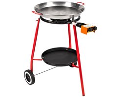 VALENCIA gas paellera op wagen - 11,4kW