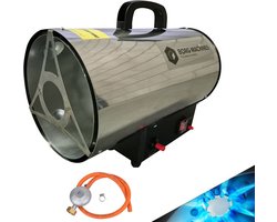 Borg Heteluchtkanon - Gaskanon - Warmtekanon - Gas - Gaskachel - Inclusief NL Drukregelaar + slang - 15 KW