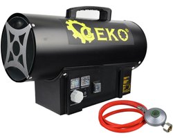 GEKO Gasgestookte heater - 20kW - Thermostaat - Oververhittingsbeveiliging - 300m³ verwarmingscapaciteit