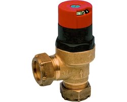 Honeywell Ultraline Overstortventiel met draadkoppeling 22mm knel