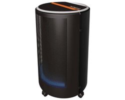 HotSpot - Gaskachel met Blauwe Vlam - Gaskachel - Gasverwarming - Mobiele Gaskachel - Piëzo - Verwarmingstoestel - Terrasheater - Blue Flame Kachel - 3 Warmtestanden - Met Wieltjes en Vlambeveiliging - Binnen & Buiten - tot 35 m² - 4000 W - Zwart