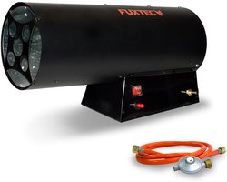 Persluchtpistool - FUXTEC FX-GH33 - Gas 30kW 650m3/h IP44 import Duitsland drukregelaar FR niet inbegrepen