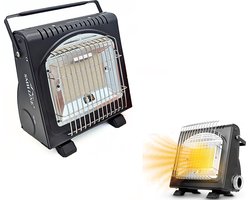 SMH LINE® Gaskachel - 2in1 - Heater - XL - 1,7 kW - Terrasverwarmer - Camping gaskachel