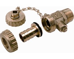 Vul- en aftapkraan 1/2