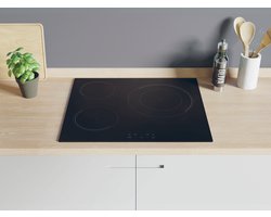 3-zone inductiekookplaat - 60 cm vermogen 7 kW - grote zone 28 cm 3.5 - candy - CI633CBB/1