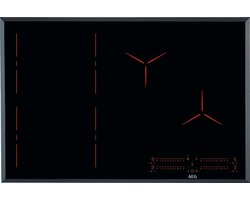 AEG IPE84571FB - Inbouw elektrische kookplaat - 4 kookzones - Keramisch glas - Inductie - Zwart