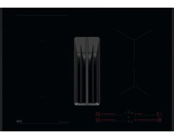 AEG OCH84B03XB | Inductie kookplaat met afzuiging | 80 cm