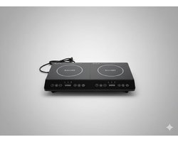 Bavary 2-Pits Inductie Kookplaat – Touch Bedieningspaneel – 3500W – Energiezuinig