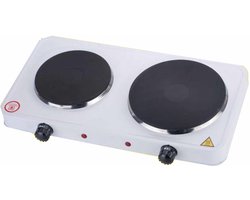 Benson Elektrische Kookplaat - dubbel - vrijstaand - 8 x 25 x 50 cm - kookplaten