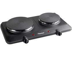 Bestron Elektrische kookplaat 2250W - AHP250D - 2 Kookzone - Vrijstaand - Zwart