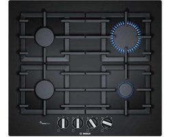 Bosch Serie 6 PPP6A6B90 plaque Noir Intégré (placement) Gaz 4 zone(s)