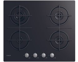 Candy CVG6B Zwart Ingebouwd 59 cm Gaskookplaat 4 zone(s)