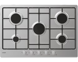 Candy Timeless CHW7X Roestvrijstaal Ingebouwd Gaskookplaat 5 zone(s)