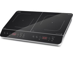 CASO Touch 3500 - Dubbele inductiekookplaat | 3500W totaal vermogen | 2 kookzones | Glaskeramiek