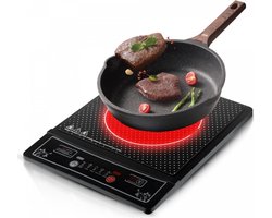 Cheffinger Elektrische Inductie Kookplaat - 2000W - Zwart