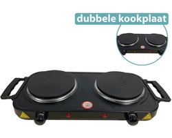 Deski dubbele kookplaat - 2x 1000 watt