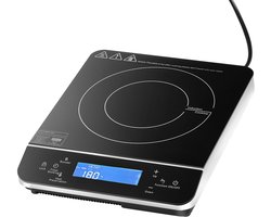 Draagbare Inductiekookplaat van - 2200 W Vermogen, 9 Temperatuurinstellingen, Compact en Veelzijdig