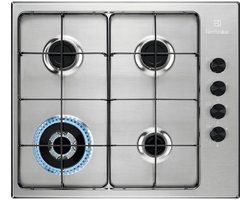 Electrolux EGS6414X kookplaat Roestvrijstaal Ingebouwd 60 cm Gaskookplaat 4 zone(s)