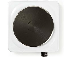 Elektrische Kookplaat Vrijstaand - 1-Pits - Keramisch - 1000W - Wit