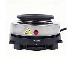 Elektrische Mini Kookplaat 500W - Ideaal voor Camping en Keuken met 6 Temperatuurinstellingen