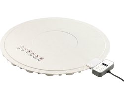 Elektrische warmhoudplaat van, warmhoudmat voor buffetten, oprolbare en draagbare voedselwarmer van siliconen met 4 instelbare temperaturen, automatische uitschakeling en kinderslot